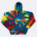 Dyenomite Adult Spiral Rainbow Hoodie Sweatshirt
